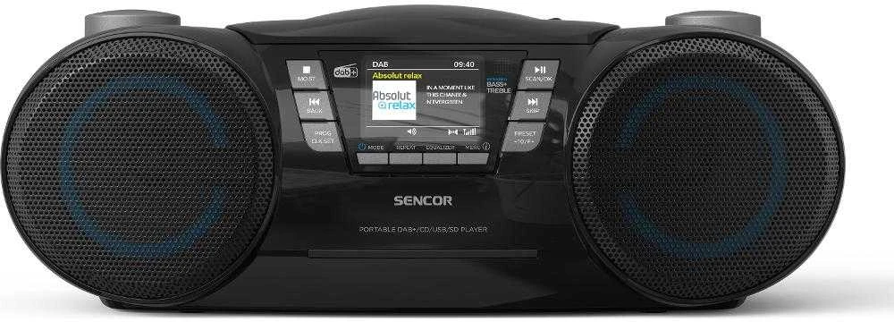Sencor „Boombox“ su „Dab+ SPT 6510“ CD/MP3/USB/SD grotuvu ir „Bluetooth“ ryšiu