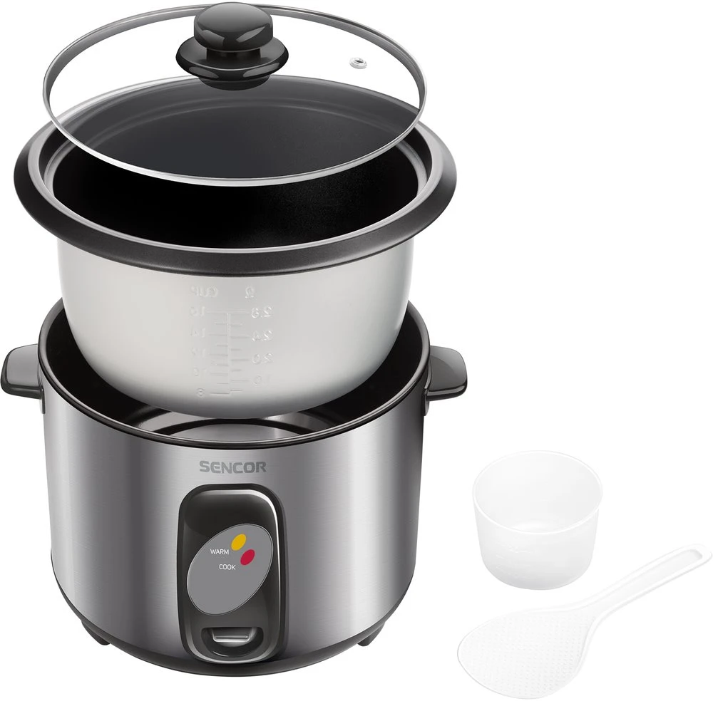Sencor puodas ryžių ruošimui 1.5L 500W, SRM1550SS