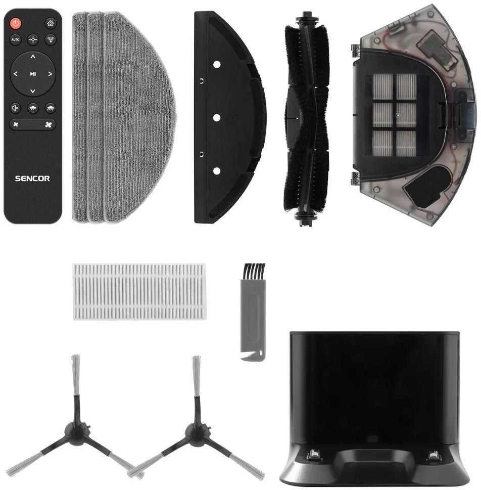 Dulkių siurblys - robotas  Sencor SRV 9120BK, Juodas