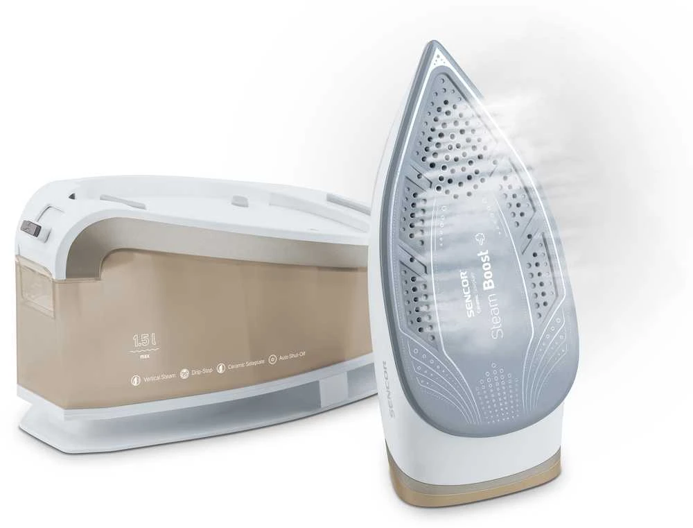 Sencor lygintuvas su garų stotele 2400W, SSI0810VT