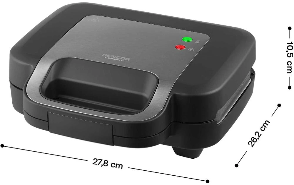 Sumuštinių keptuvas Sencor SSM 9860BK skrudintuvas