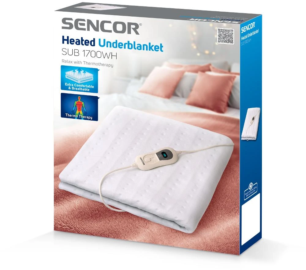 SENCOR SUB 1700 WH Šildoma paklodė