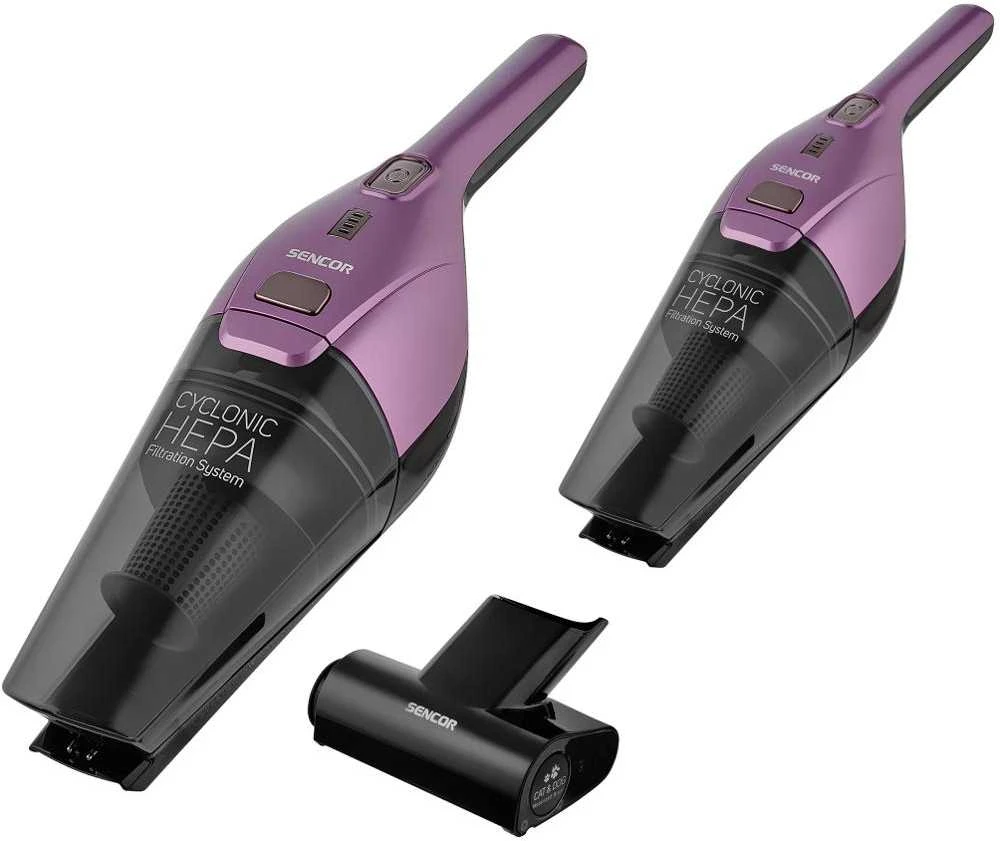 Dulkių siurblys Sencor SVC 0603VT violetinė / odkurzacz vertikalus 3 w 1 / 2000 mAh / 0,5 l / be maišelio