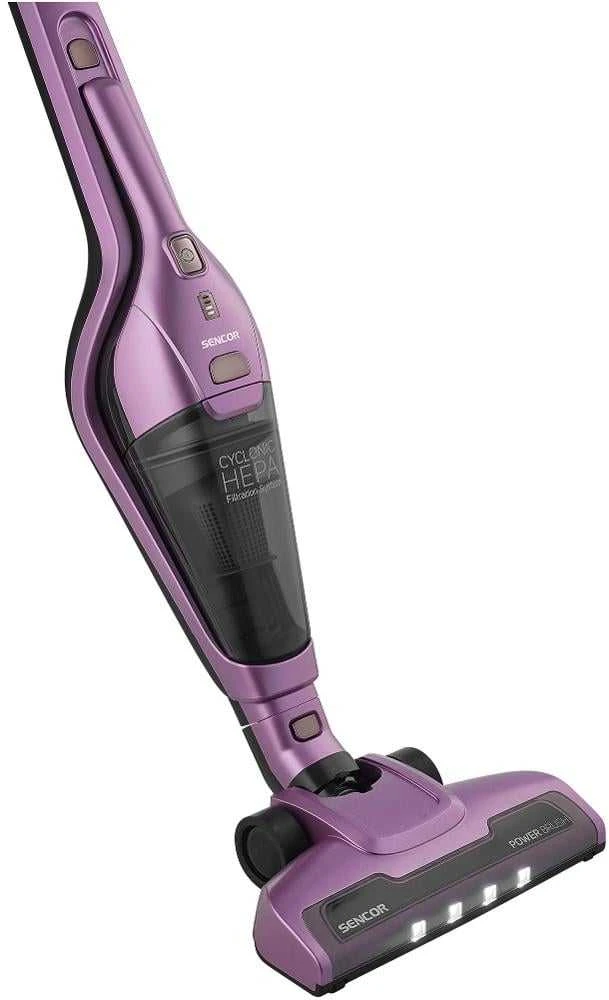 Dulkių siurblys Sencor SVC 0603VT violetinė / odkurzacz vertikalus 3 w 1 / 2000 mAh / 0,5 l / be maišelio