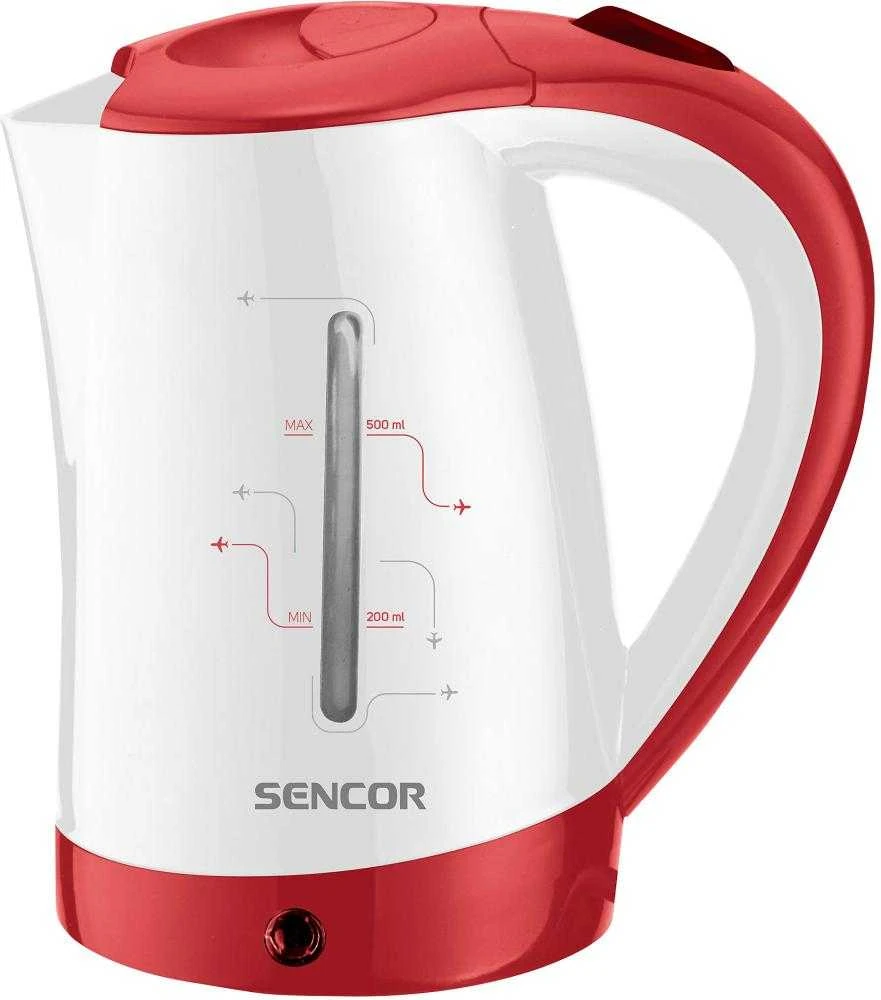 Sencor kelioninis elektrinis virdulys 0,5l su 2puodeliais SWK150RD