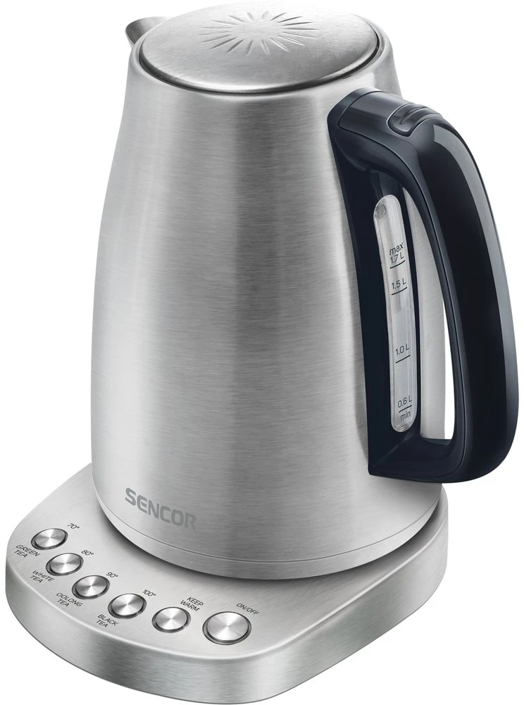 Sencor Elektrinis virdulys iš ner.pl.1.7l su reguliuojama temperatūra SWK1796SS,2200W