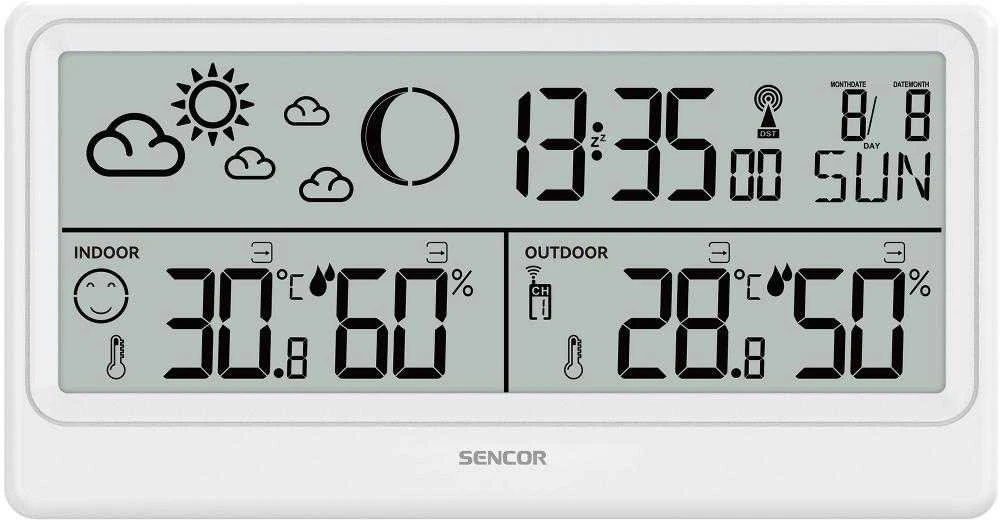 Meteorologinė stotis su išoriniu jutikliu Sencor SWS 3600