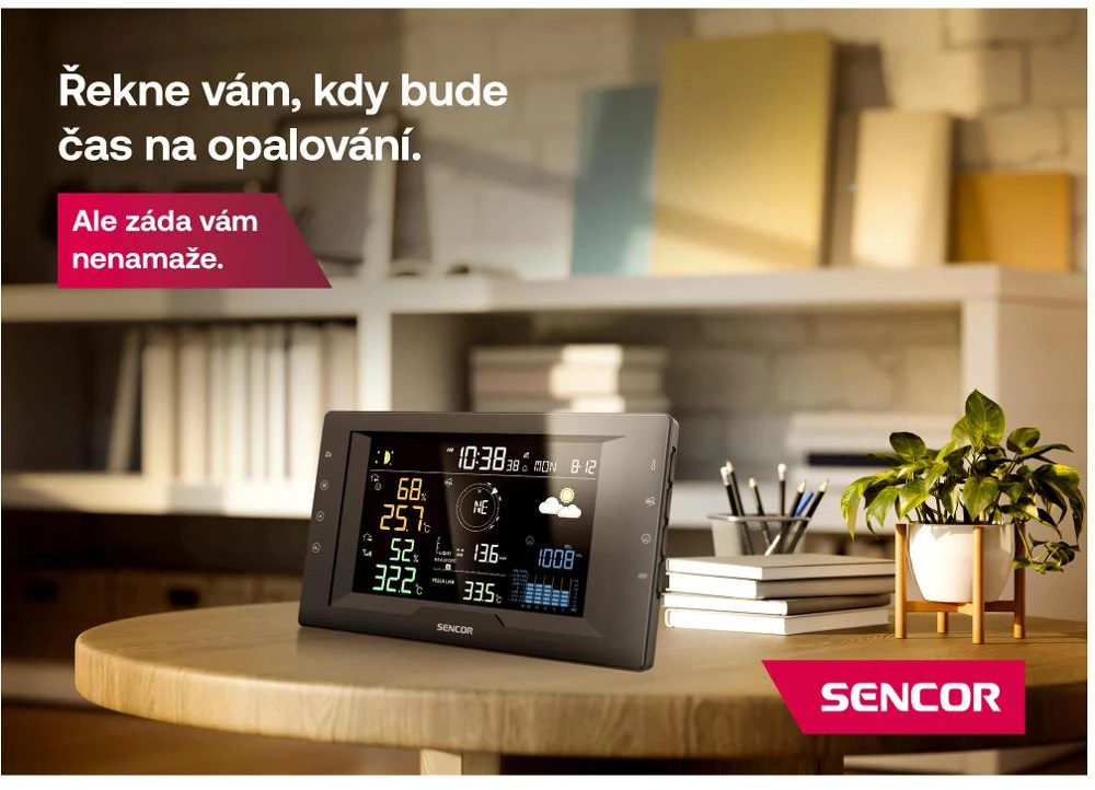 SWS 9400 SENCOR meteorologinės stotys