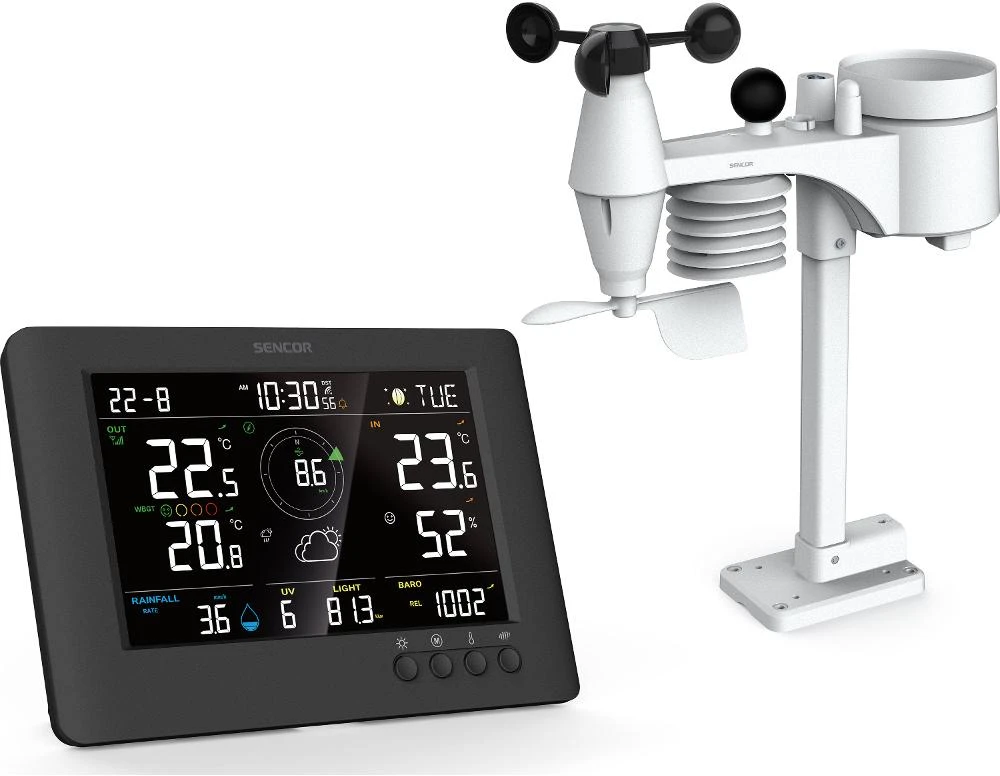 SWS 9500 SENCOR meteorologinės stotys