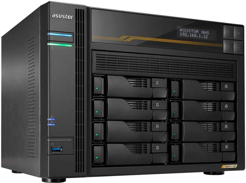 Serveris Asustor LOCKERSTOR 6 Gen3 (AS6806T) NAS Desktop AMD Ryzen V3C14 16 GB DDR5 ADM Juodas
