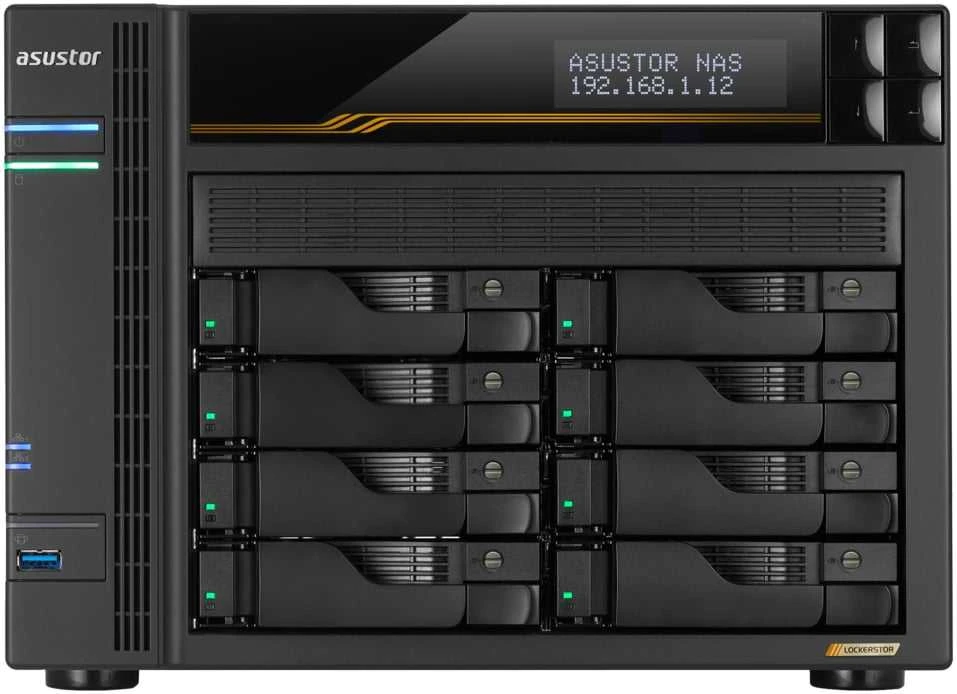 Serveris Asustor LOCKERSTOR 6 Gen3 (AS6806T) NAS Desktop AMD Ryzen V3C14 16 GB DDR5 ADM Juodas