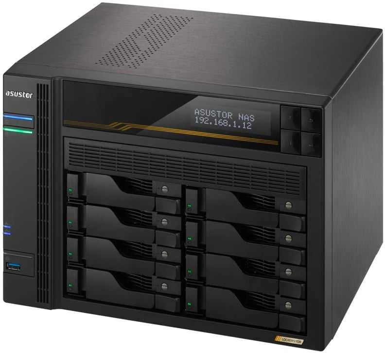 Serveris Asustor LOCKERSTOR 6 Gen3 (AS6806T) NAS Desktop AMD Ryzen V3C14 16 GB DDR5 ADM Juodas