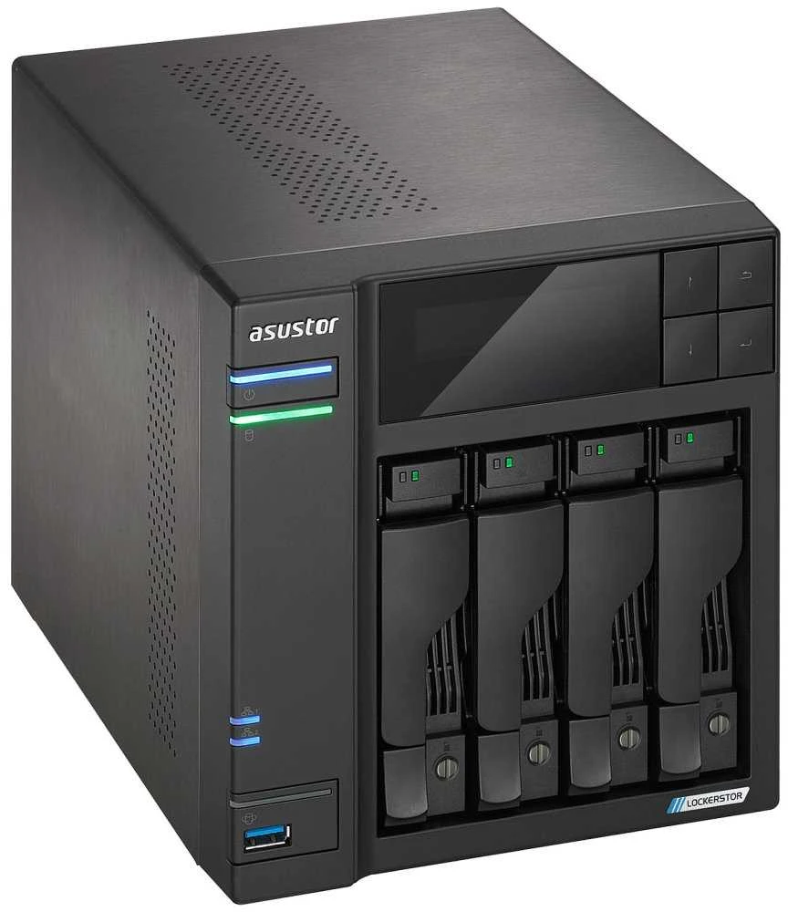 Serveris Asus | Bokštas NAS | AS6704T | Intel Celeron | N5105 | Procesoriaus dažnis 2 GHz | 4 GB | DDR4