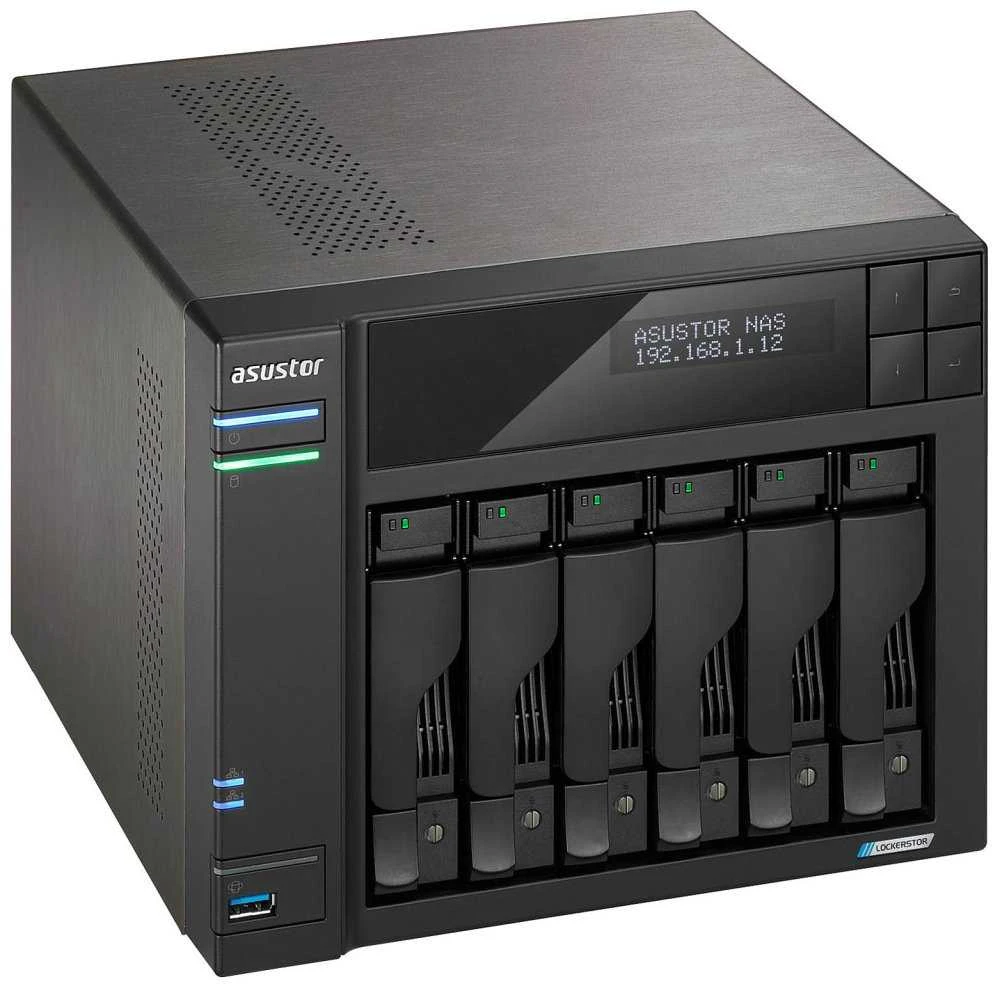 Serveris ASUSTOR LOCKERSTOR 6 Gen2 AS6706T - NAS-Server