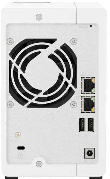 QNAP 2 skyrių 2,5 GbE NAS su integruotu NPU | TS-216G | ARM 4 branduolių | Cortex-A55 | Procesoriaus dažnis 2,0 GHz | 4 GB