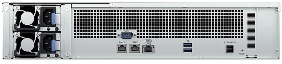Serveris „Synology RackStation RS2423RP+II“ | Efektyvus centralizuoto duomenų valdymo saugojimas | AMD Ryzen | V1780B | 8 GB | DDR4 | Juodas