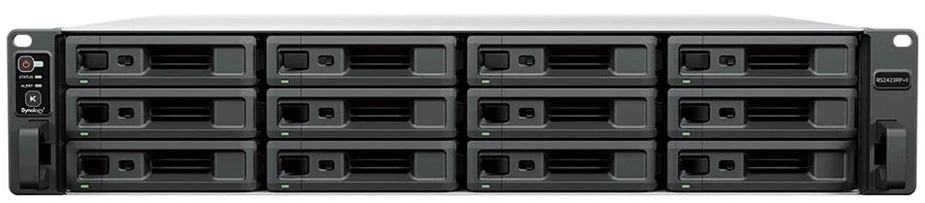 Serveris „Synology RackStation RS2423RP+II“ | Efektyvus centralizuoto duomenų valdymo saugojimas | AMD Ryzen | V1780B | 8 GB | DDR4 | Juodas