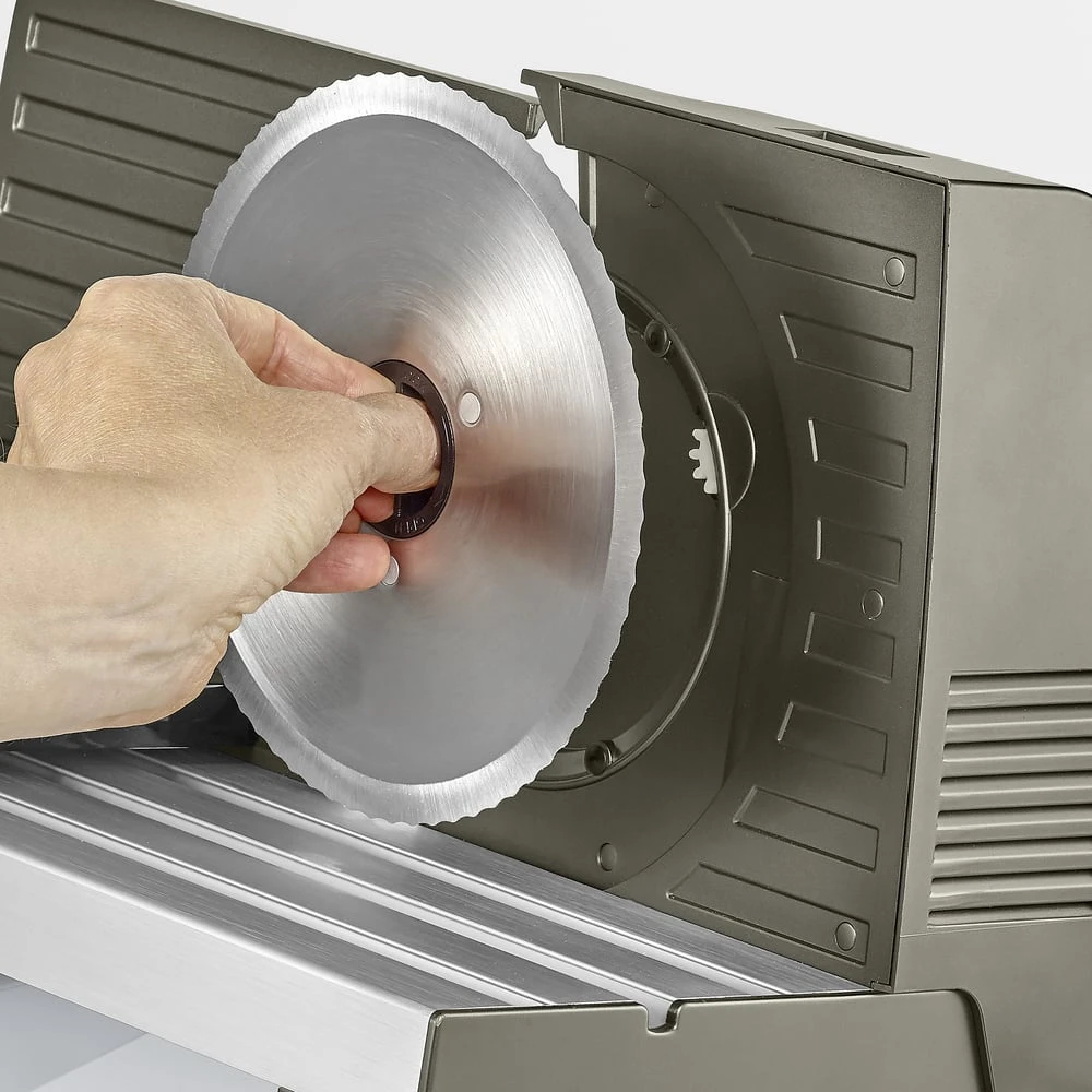 Severin AS 3918 Pjaustyklė elektrinė 2 noże dark inox-aliuminio