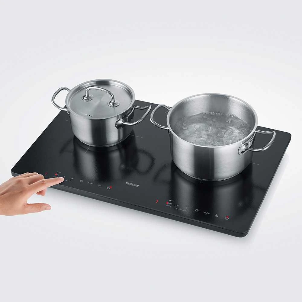 Severin DK 1033 Kuchenka dwupłytowa indukcinė juoda matinė