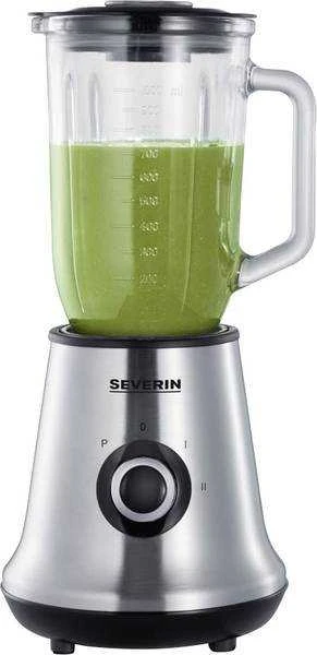 Severin Maišytuvas SM 3734 Juodas/Nerūdijantis plienas, 500 W, Glass, 1 L, Ice crushing, 22000 RPM