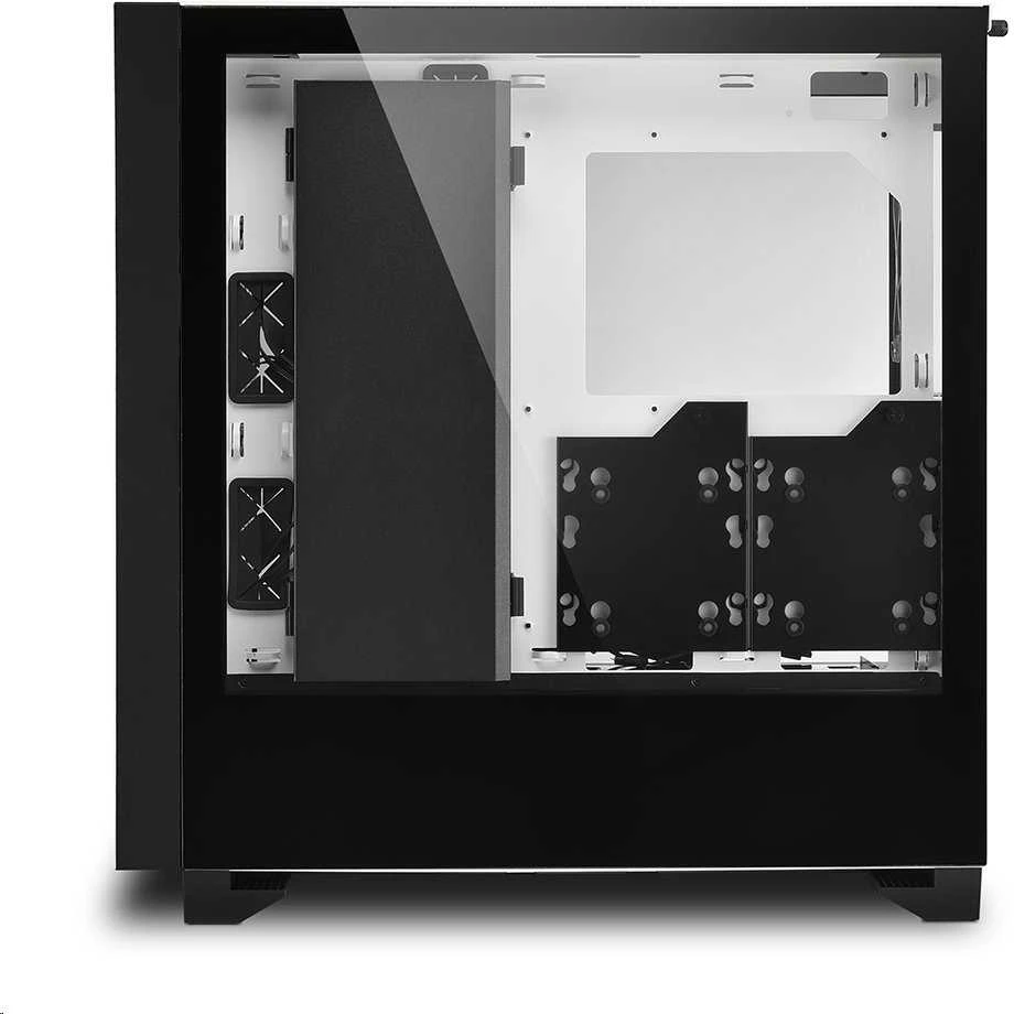 Sharkoon ELITE SHARK CA300H , Big-Tower-case - baltas, 2x gehrtetes Glas