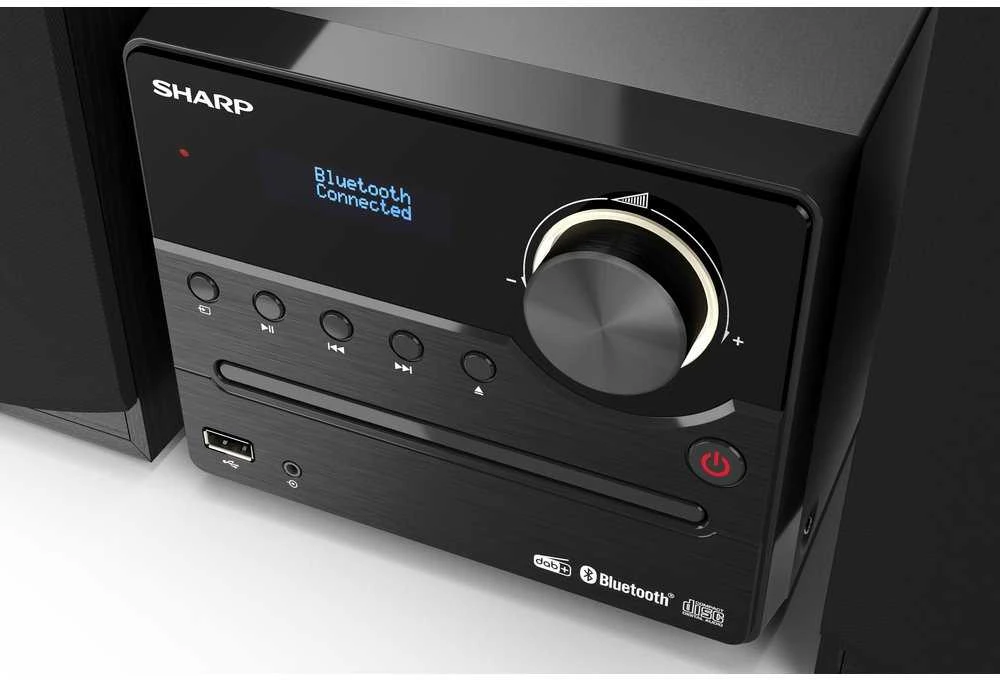 Muzikinis centras Sharp XL-B517D(BK) Hi-Fi Micro System, CD/FM/USB/Bluetooth v5.0, Aux-in, 45W, Juodas | Sharp | Hi-Fi Micro System | XL-B517D(BK) | Juodas | USB port | AUX in | Bluetooth | CD grotuvas | FM radio | Belaidė jungtis