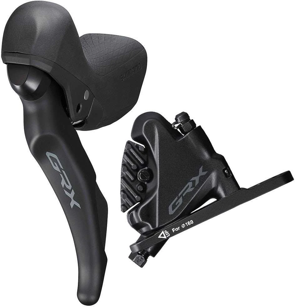 Diskiniai stabdžiai priekiniai Shimano GRX ST-RX600(L) + BR-RX400(F)