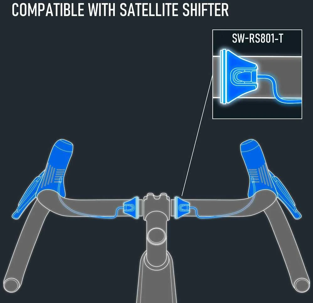 Shift and brake lever SHIMANO GRX ST-RX825 left 2 speed for hydraulic brake Di2