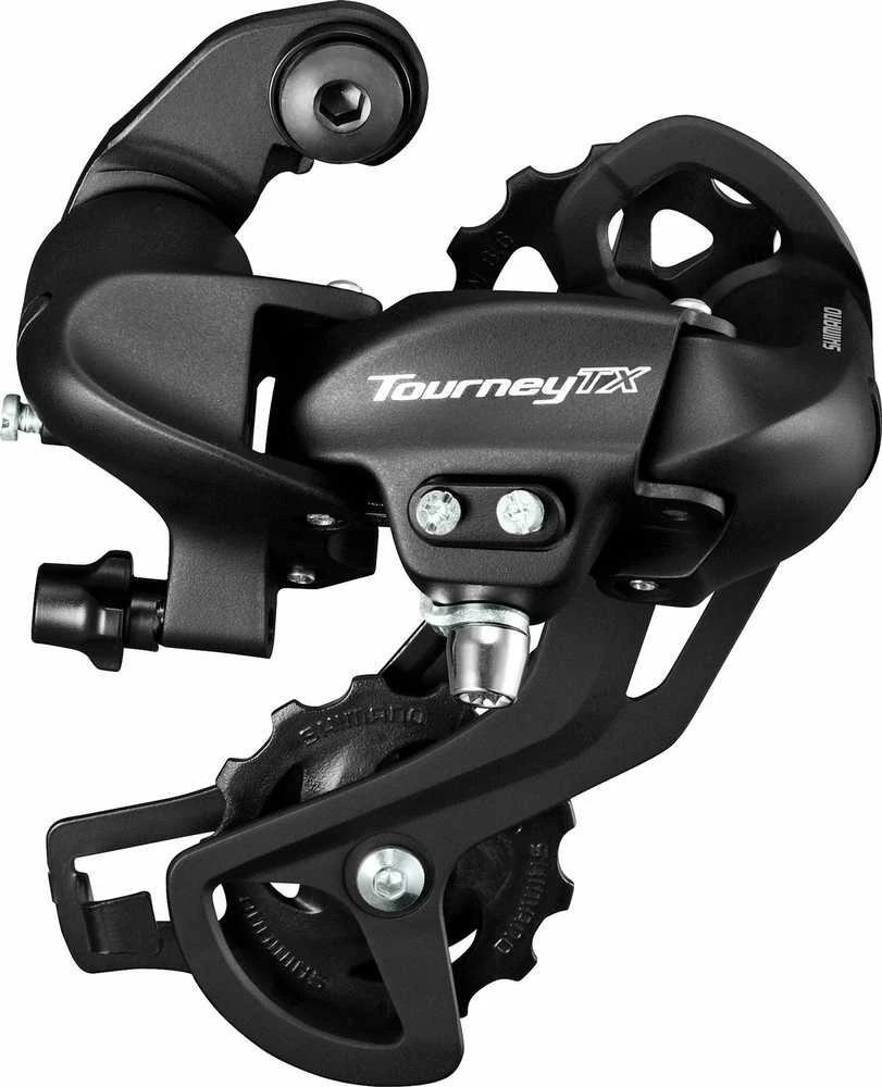Galinis pavarų perjungėjas Shimano TOURNEY TX RD-TX800 7/8 greičių juodas