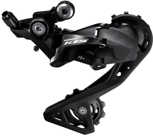Shimano 105 GS galinis pavarų perjungiklis, juodas