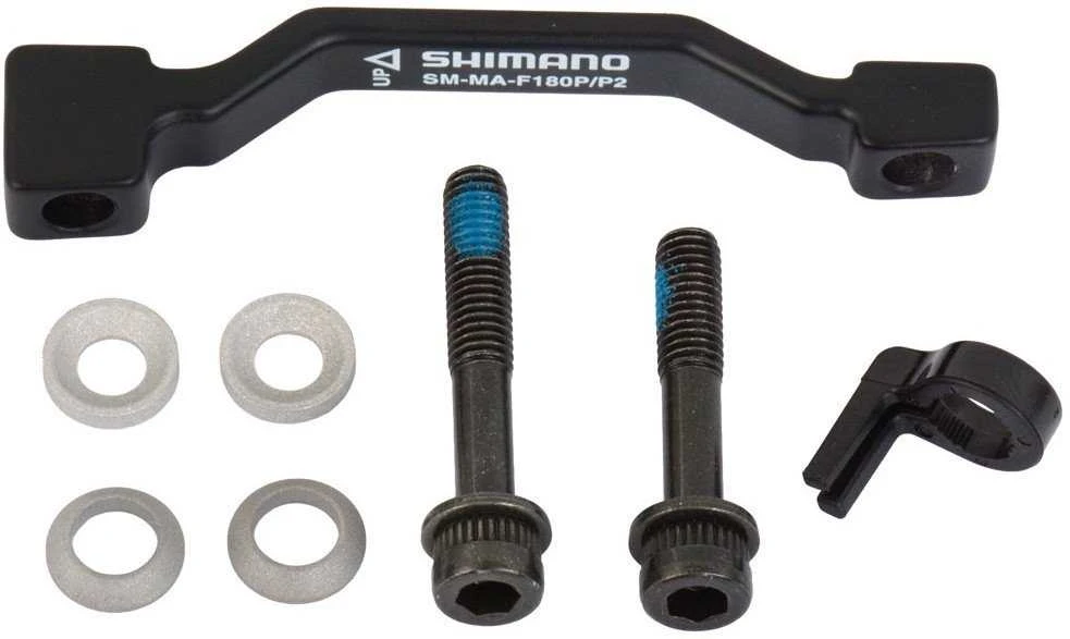 Priekinio diskinio stabdžio suporto adapteris Shimano SM-MA-F180P/P2