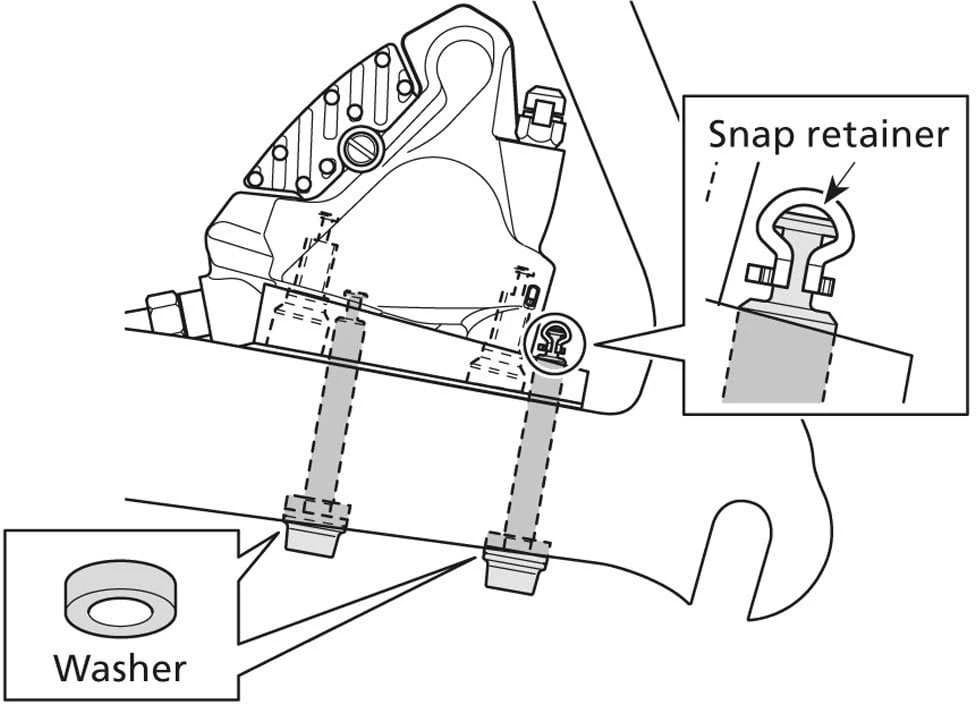 Galinio diskinio stabdžio suporto adapteris Shimano SM-MA-R160 Flat Mount