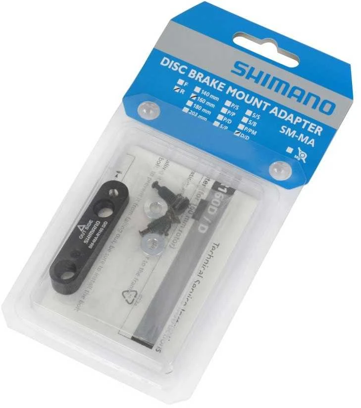 Galinio diskinio stabdžio suporto adapteris Shimano SM-MA-R160 Flat Mount