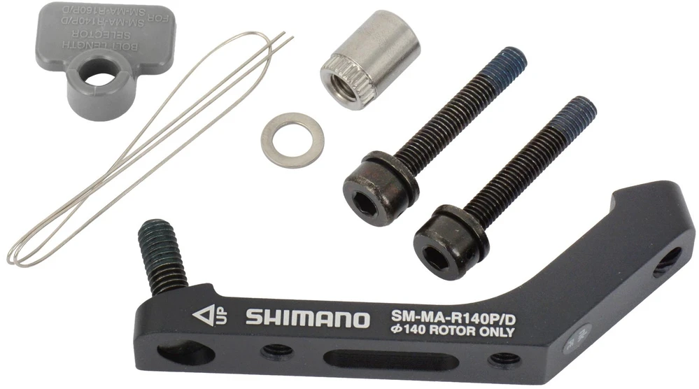 Galinio diskinio stabdžio suporto adapteris Shimano SM-MA-R140P/D
