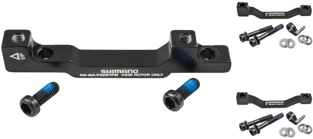 Priekinio diskinio stabdžio suporto adapteris Shimano SM-MA-F220 P/PM