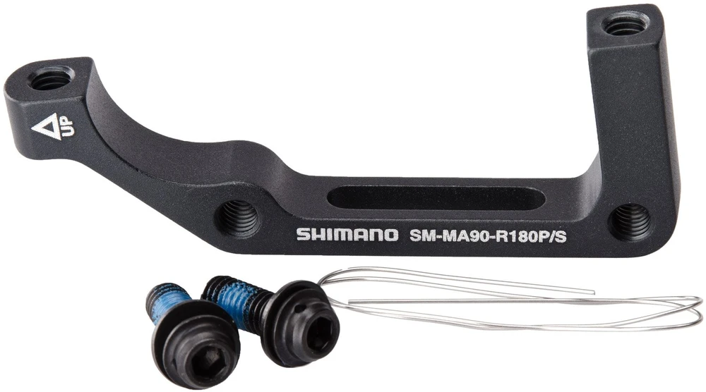 Galinio diskinio stabdžio suporto adapteris Shimano SM-MA90-R180P/S