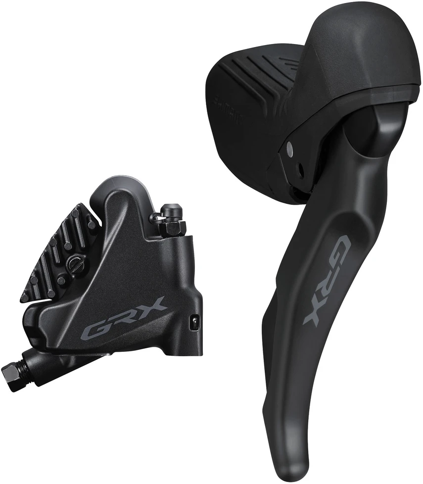 SHIMANO kampinių stabdžių komplektas GRX BR-RX400+ST-RX610 galinis/dešinysis J-komplektas (ST) be adaptacinio polimero + chl BH90/170cm p