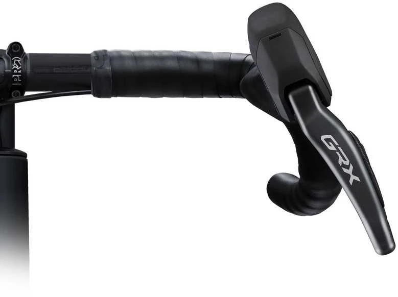 SHIMANO stabdžių komplektas GRX Di2 BR-RX820/ST-RX825 priekinis BR/kairysis ST FLAT MOUNT polimeras su aušintuvu SMBH90/1000m