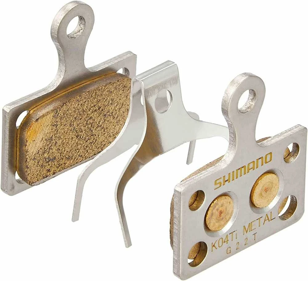 Diskinių stabdžių kaladėlės Shimano K04TI Metal