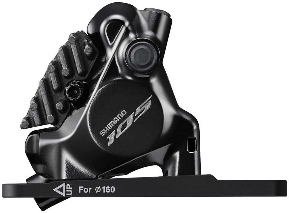 Pavarų/stabdžių rankenėlės Shimano 105 ST-R7120 2-speed ir stabdžių suporto Shimano 105 BR-R7170 Flat Mount komplektas //