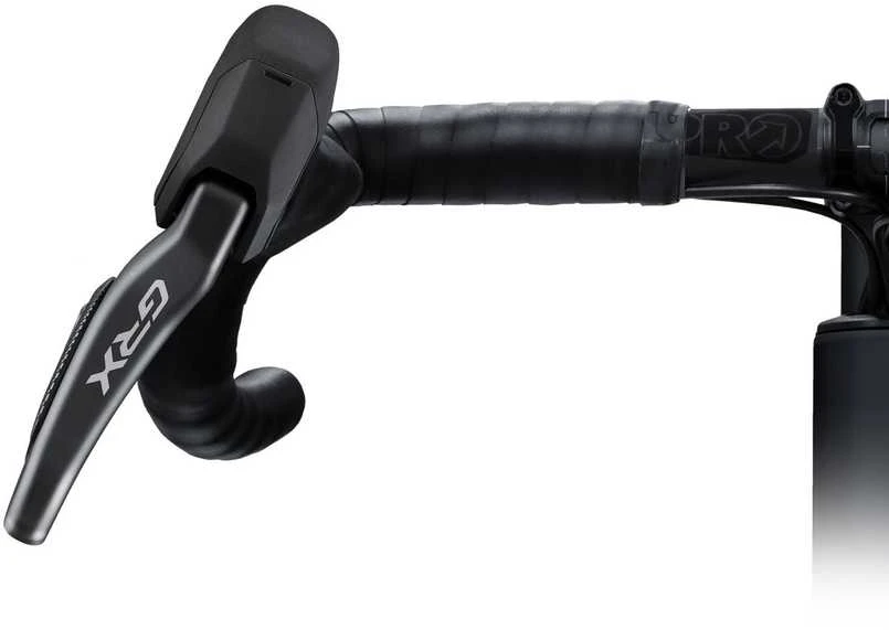 SHIMANO stabdžių komplektas GRX Di2 BR-RX820/ST-RX825 galiniai BR/dešiniai ST FLAT MOUNT polimerai su aušintuvu SMBH90/1700m