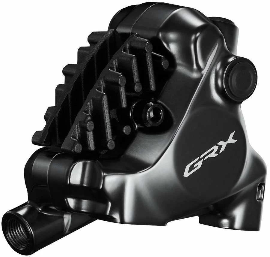 SHIMANO stabdžių komplektas GRX Di2 BR-RX820/ST-RX825 galiniai BR/dešiniai ST FLAT MOUNT polimerai su aušintuvu SMBH90/1700m
