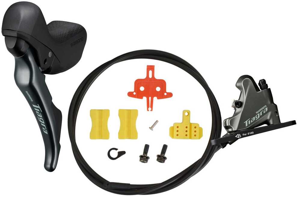Stabdžių pavarų rankenėlė su hidrauliniais stabdžiais Shimano ST-R4720(9L) Tiagra, BR-4700(F)