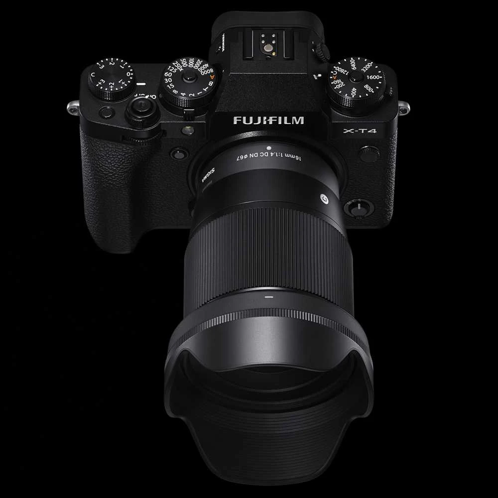 Objektyvas Sigma 16 mm F1.4 DC DN [šiuolaikinis], skirtas Fujifilm X-Mount