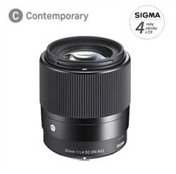 Objektyvas Sigma EF-M 30mm F1.4 DC DN, skirtas Canon [Contemporary] Sigma | EF-M 30mm F1.4 DC DN, skirtas Canon [šiuolaikinis] | Canon [šiuolaikinis]