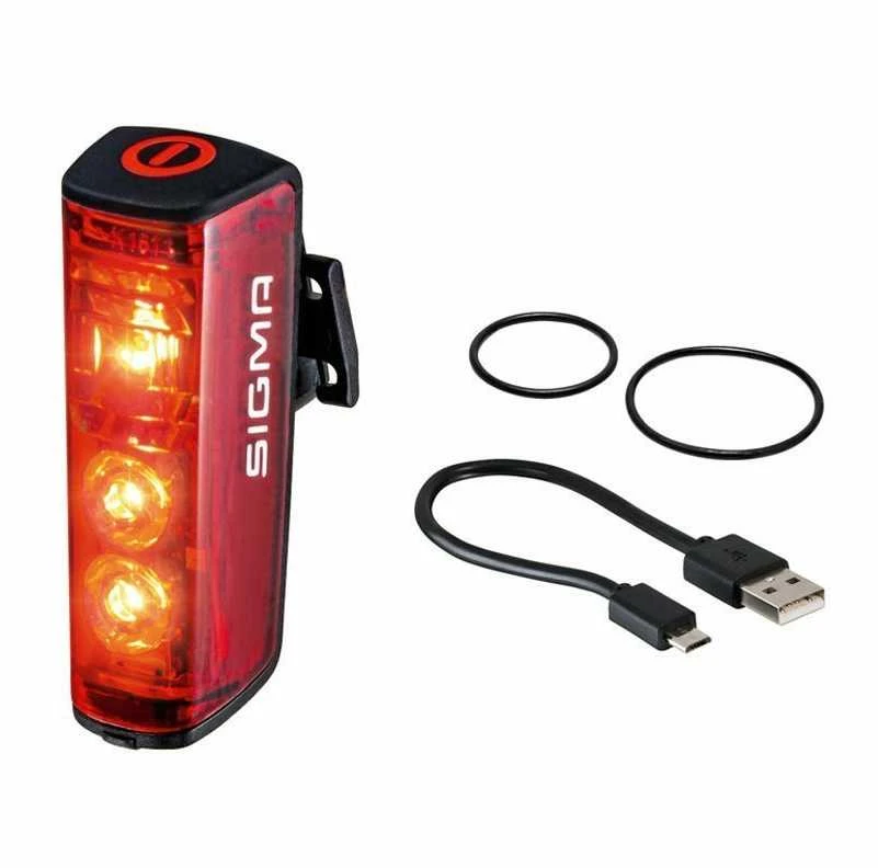 Galinė lempa Sigma Blaze RL LED blykstė + Stabdžių žibintas USB