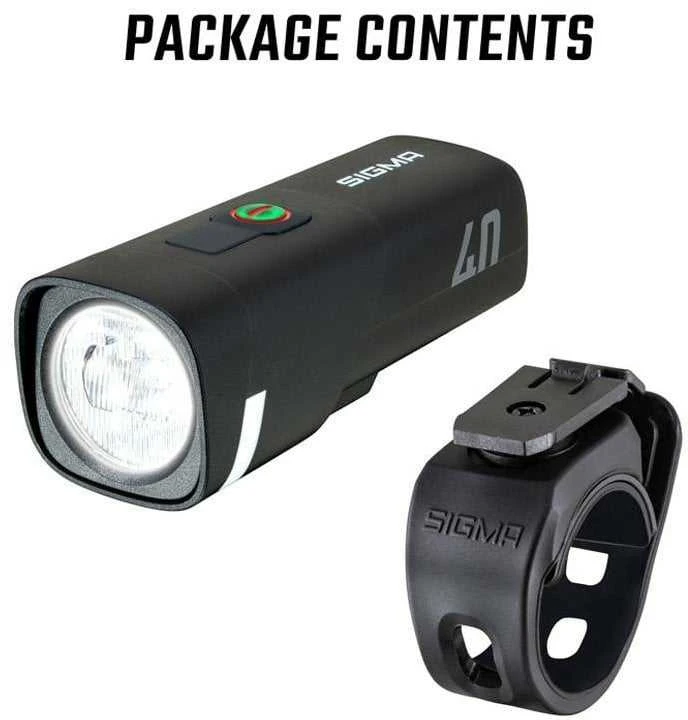 Priekinė lempa Sigma AURA 40 USB