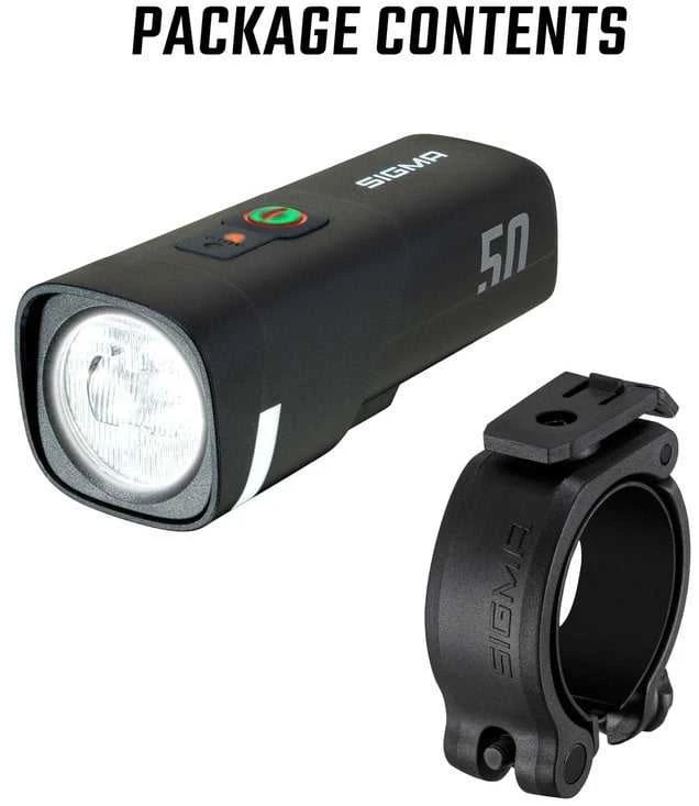 Priekinė lempa Sigma AURA 50 USB