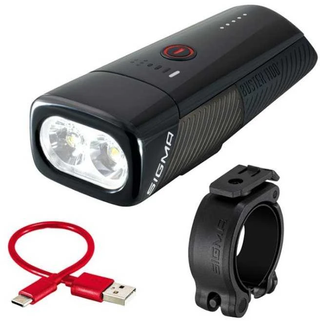 Priekinė lempa Sigma Buster 1100 USB