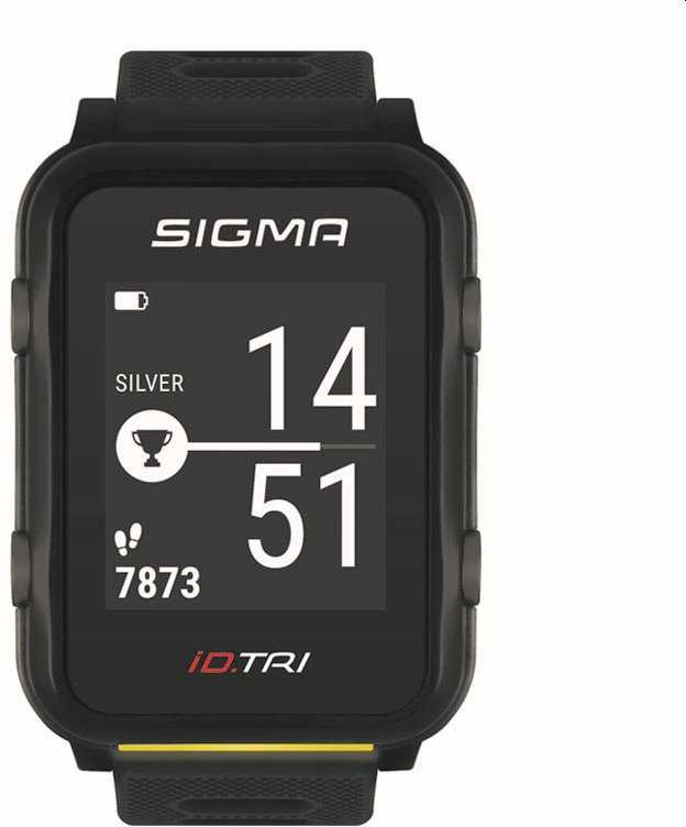 Išmanusis laikrodis Sigma Širdies ritmo monitorius iD.TRI BASIC Juodas 24200